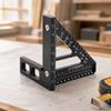 Right Angle Gauge Woodworking Measuring Ruler 3D Design Aluminum Carpenter Square DIY Projects