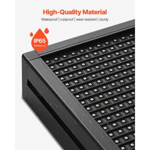 VEVOR Programmable LED Sign, P10 Full Color Flexible Digital Scrolling Panel, DIY Custom Text Pattern GIF Display Board