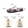 Women's slope heel flip-flops summer wear new fashion vacation cold slippers beach