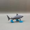Desk Decor Shark Figurine Toy 3D Printed Shark Meme Figurines  for Colleagues and Friends