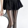 Women'S Tights Hollow Out Sexy Lace Mesh Fishnet Stockings Pantyhose Lingerie Slim Stockings Retro Black Tights Female Hosiery