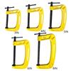 Professional Grade Woodworking G Clamps Offers Strong Clamping Force Ideal for Furniture Making and Model Assembly