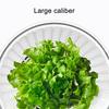 Salad Spinner 3.6/6L Large Capacity Vegetable Washer with Foldable Lid Transparent Salad Dryer Bowl Non-Slip Base One-Hand Operation Vegetable Spinner