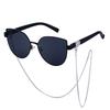 Cat Eye Sunglasses Women'S High-End Necklace Sunglasses Sunscreen Sunglasses Women