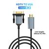 HDMIs To VGA Cable 2Meters Clear Signal Transmission Compatible for Laptops Desktops Gaming Devices Plugs and Play