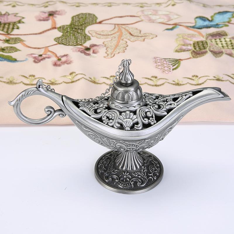 Europäische Retro Kreative Hohlsuche Banner Magische Lampe Wunsch Metall Handwerk Haus Schreibtisch High-End Dekorative Ornamente