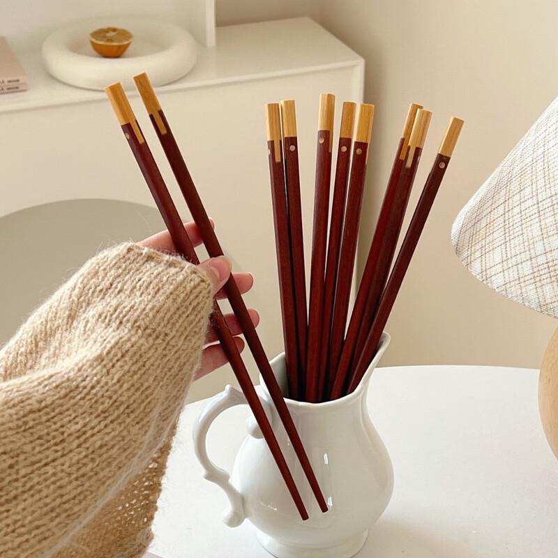 LISM Wengeholz Haushalts-Essstäbchen-Set