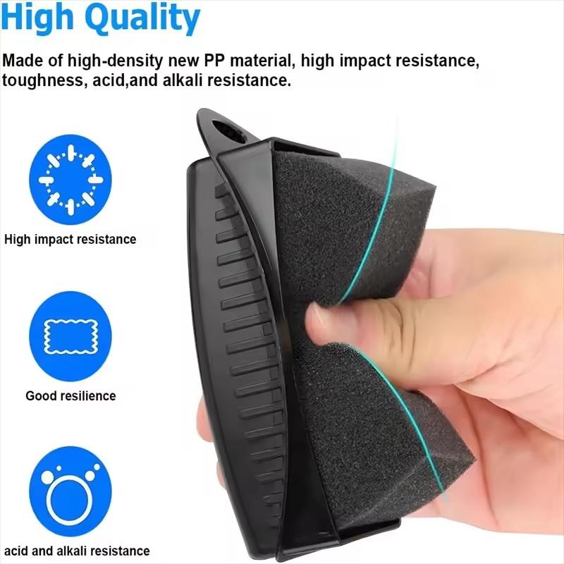 1Pc Tyre Dressing Applicator Pad Car Wheel Polishing Waxing Sponge Brush Cleaning Waxing Sponge With Cover Detail Accessories