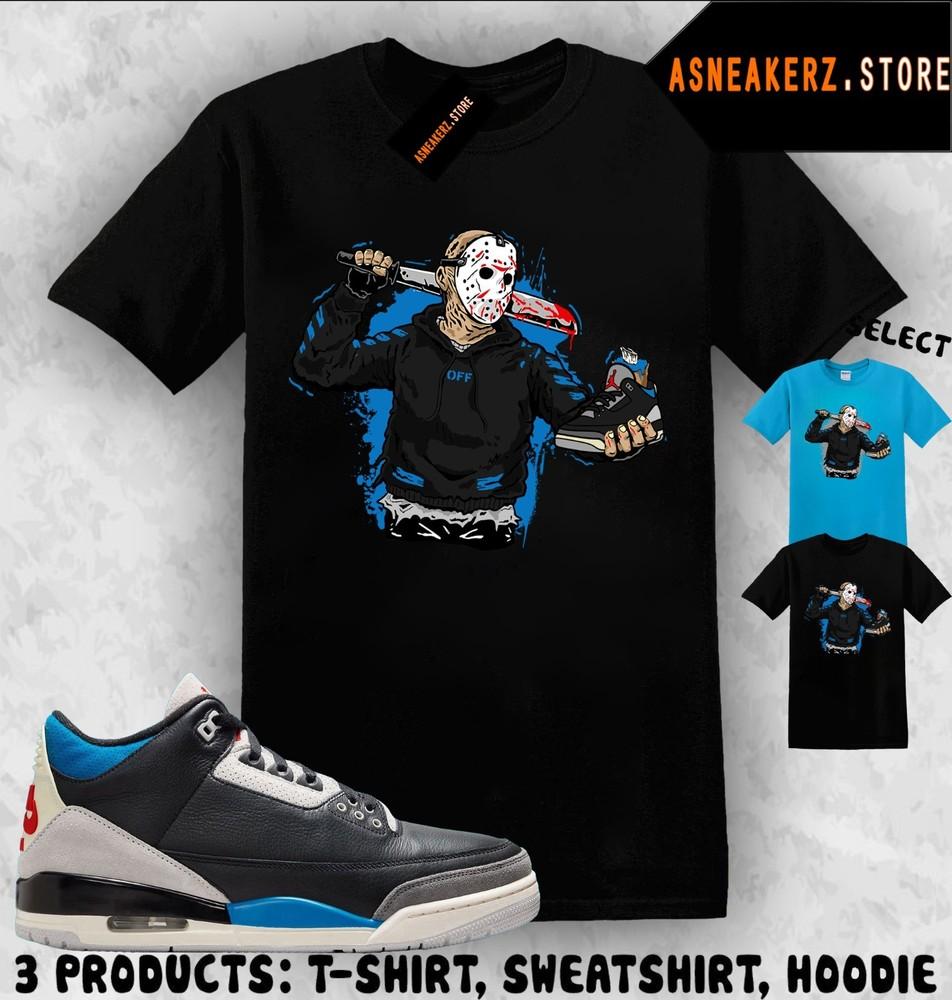 Tee Shirt Matching AJ 3 OG Rare Air 2025 Match Sneaker Sneakerhead Jason T-Shirt Unisex T-Shirt XXXXL