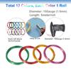 Colored Aluminum Craft Wire 1mm,1.5mm,2mm,2.5mm  Flexible Metal Artistic Floral Jewelry Beading Wire for DIY Jewelry Craft Making