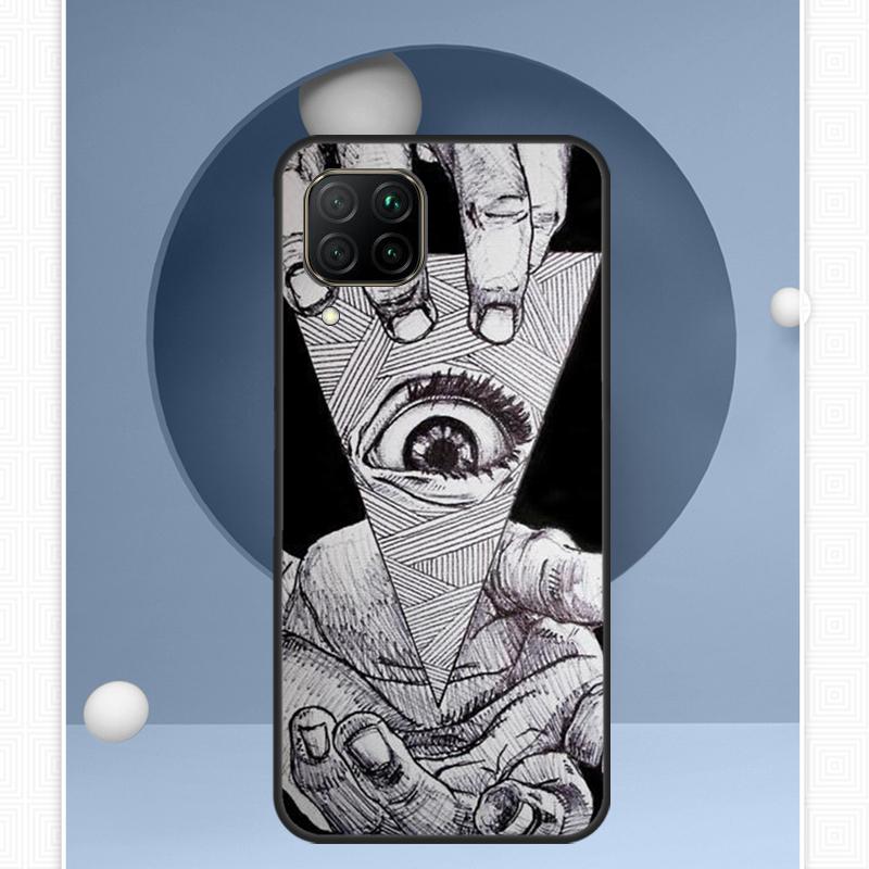 Illuminati Eye Occult Pyramid For Huawei Nova Y91 Y60 Y70 Y72 Y90 Y61 12s 12i 11i 8i 10 9 SE P20 P40 Lite P30 P60 Pro Case