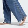 adidas Originals Premium Essentials Jeans a Gamba Larga Vita Alta Chiusura con Zip Logo Ricamato Donna Jeans Blu IW5760