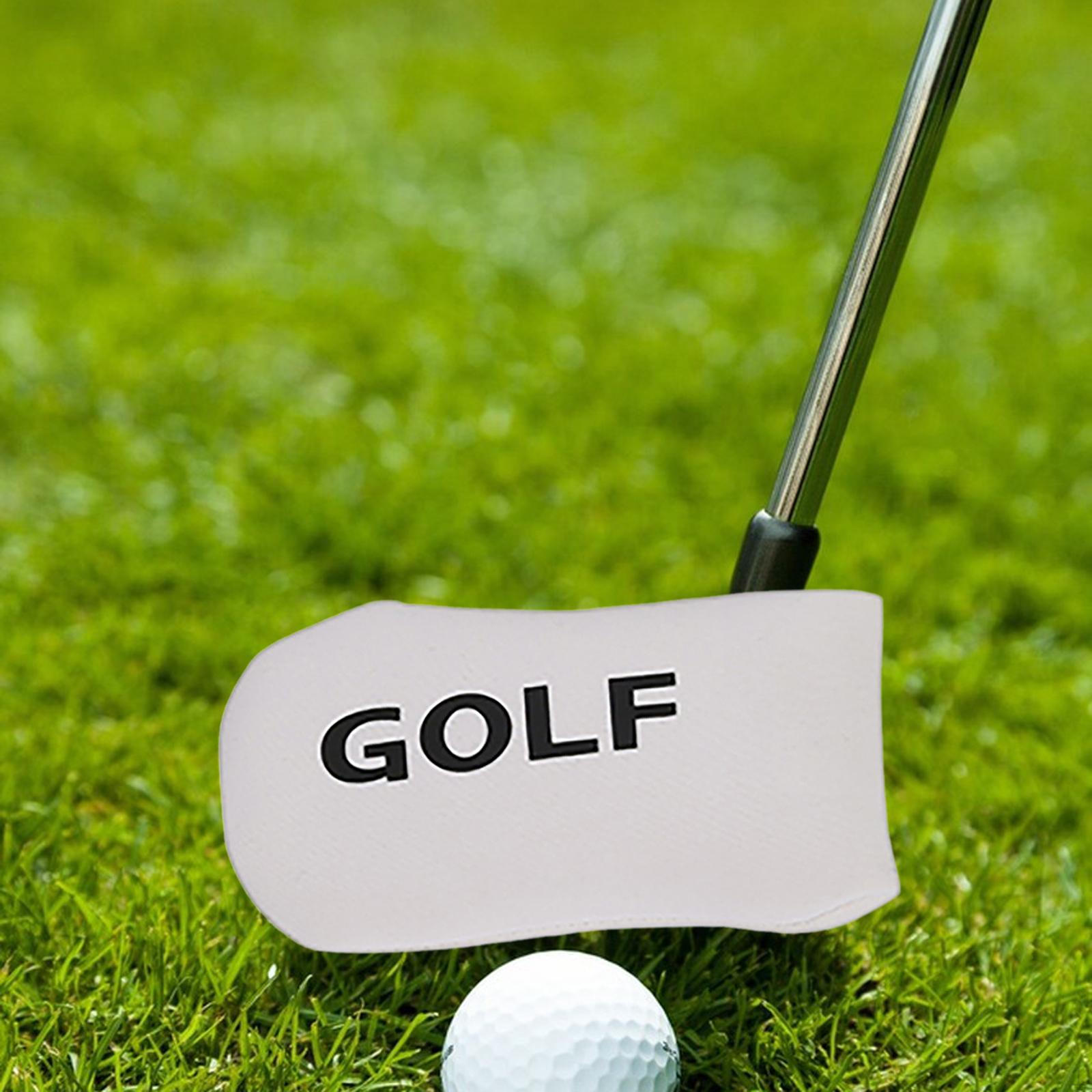 

Головной убор для гольф-клуба, современный защитный чехол, чехол для клюшки для гольфа белый