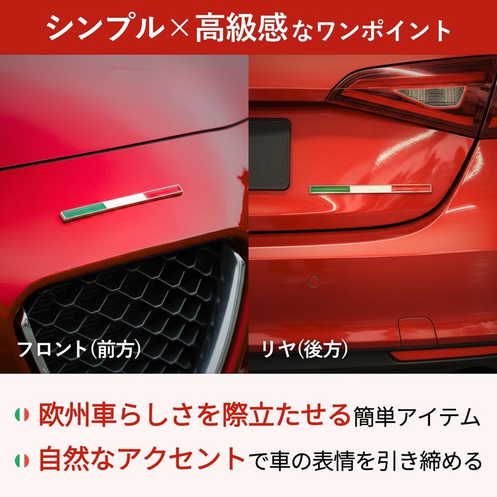 shymie Car Emblem Italy Sticker 3D Tricolore Metal Decal Flag Pattern Exterior for Italian