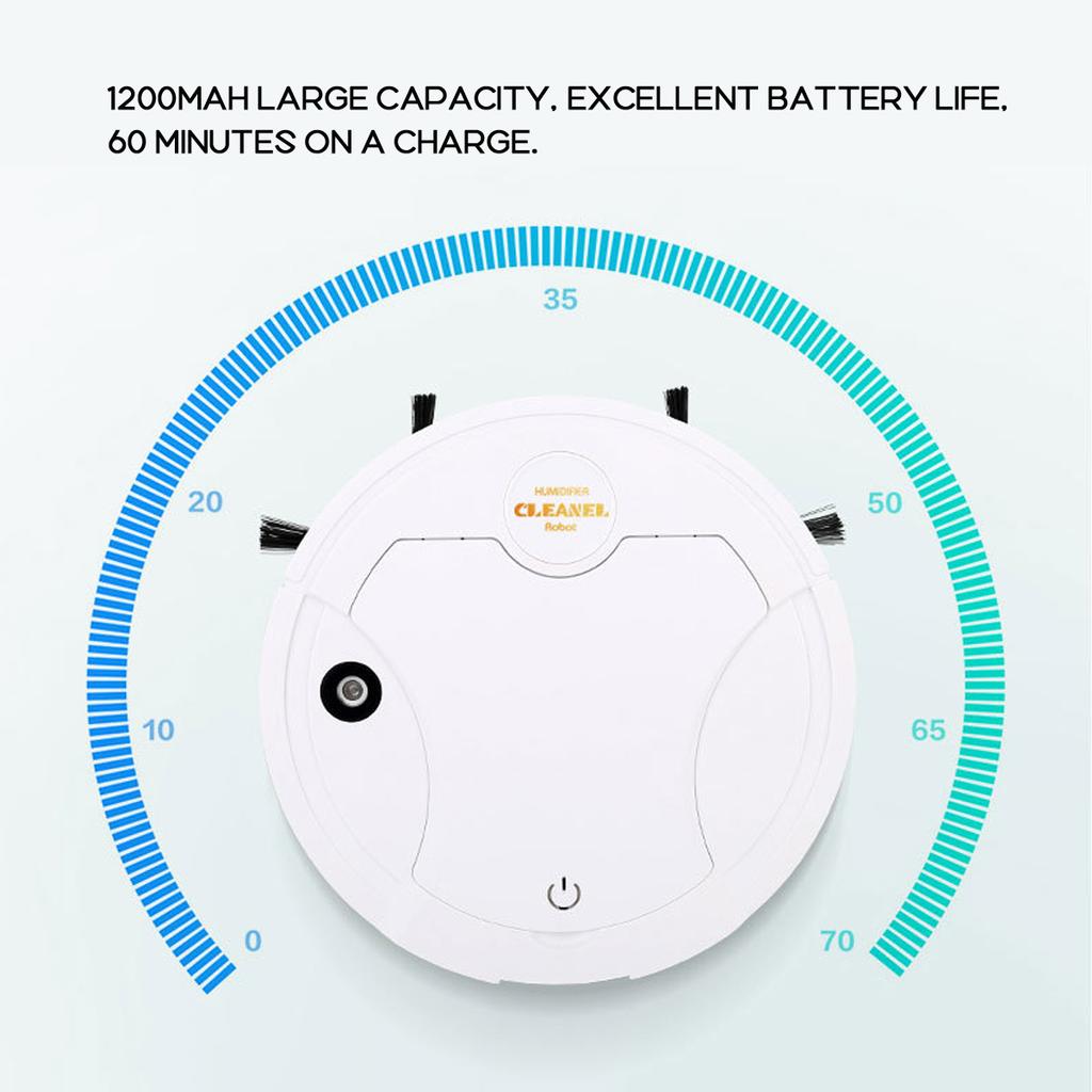 Robot inteligent de măturat 5-în-1 50W, pentru uz casnic, cu pulverizare, ultraviolete, încărcare, măturare, aspirare, spălare, mașină de curățat
