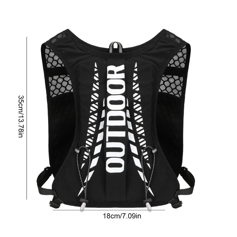 Running Hydrating Vest Backpack Ultralight Hydration Jogging Vest Men Breathable Marathon Bicycle Bag Water Bottle Running Vests