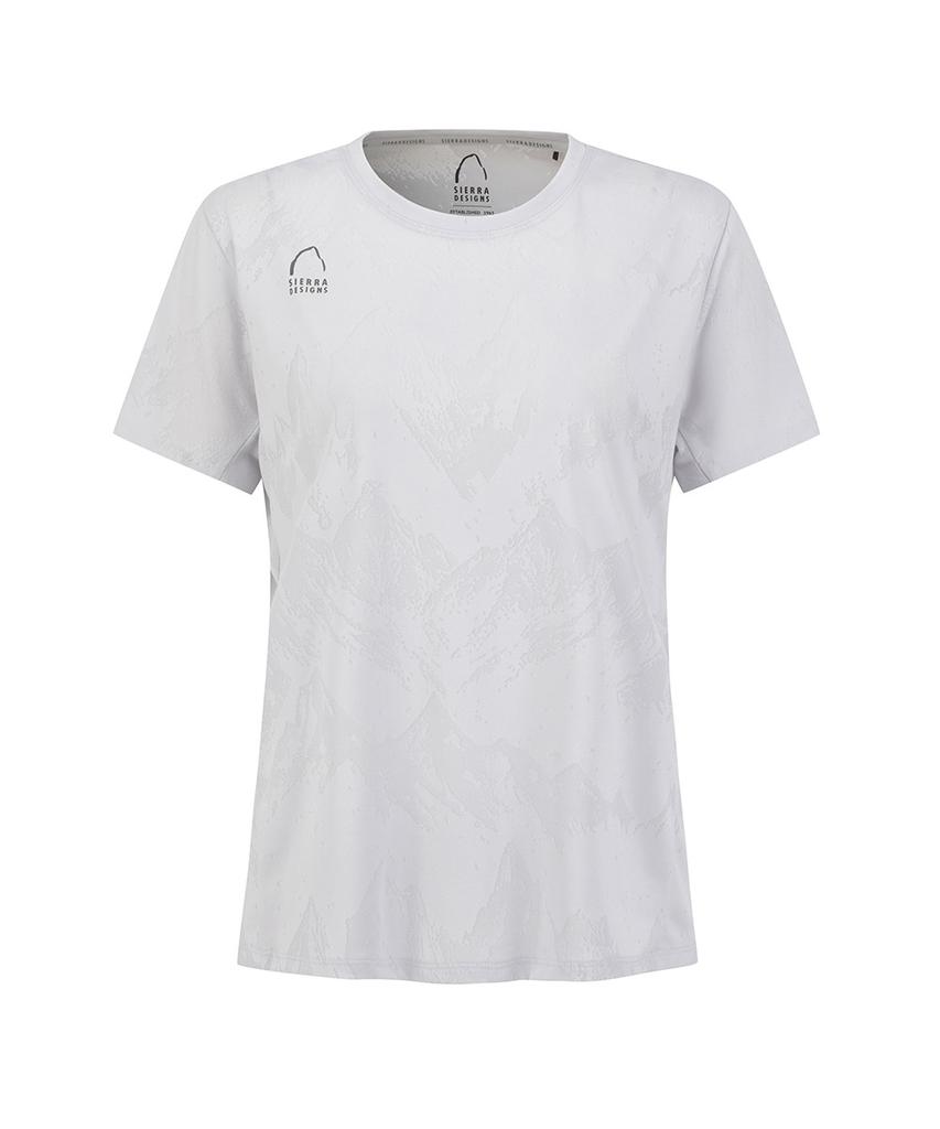 SIERRA DESIGNS W) Airpeak Short Sleeve Light Grey