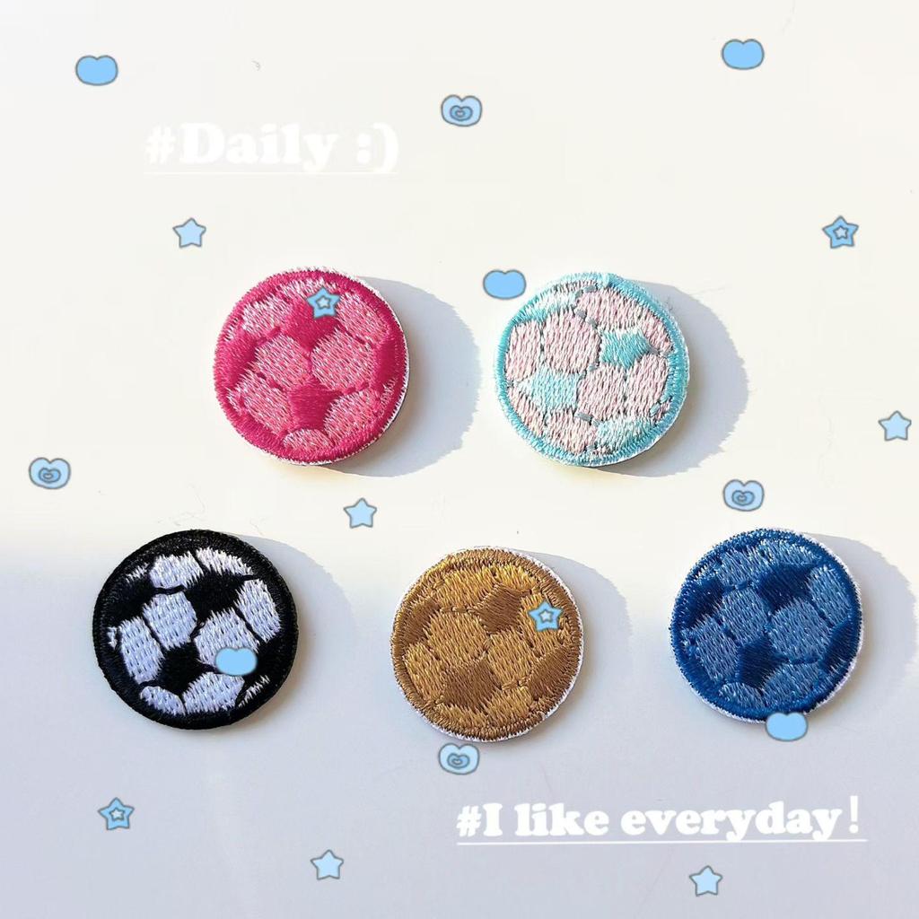 In Stock Embroidered Sports Patches: Basketball, Football, Rugby, Baseball - DIY Clothing Accessories, Iron-on Decoration.