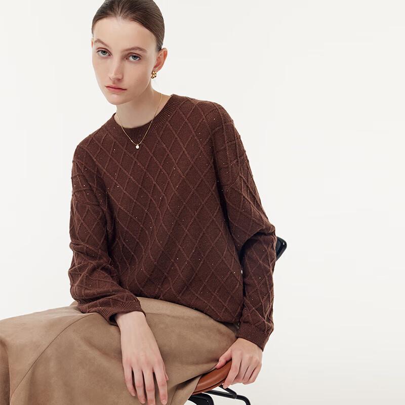 GOELIA Warm Wool Shimmer Pullover Sweater