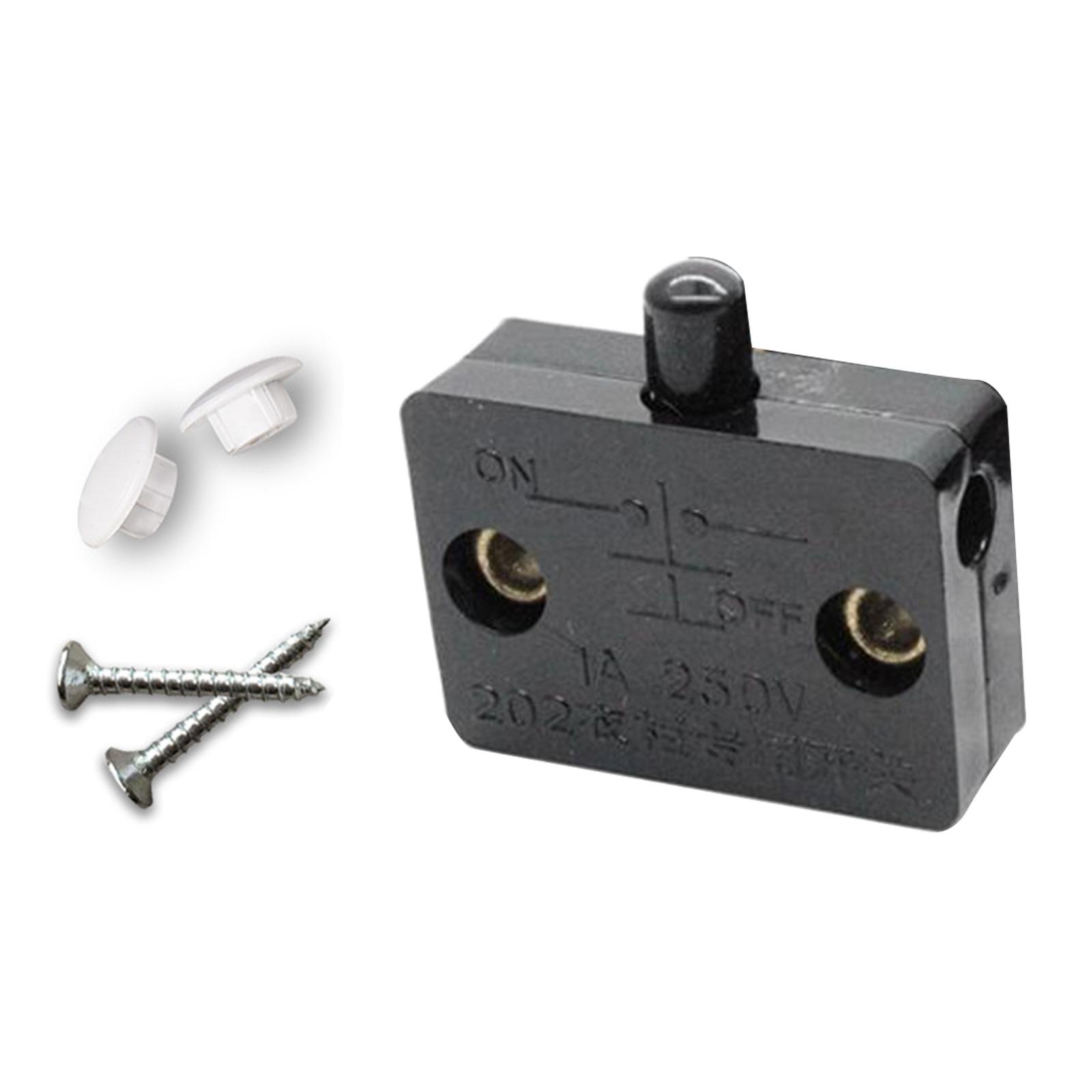 

Универсальный выключатель света для шкафа ПК, выключатель света для шкафа, выключатель света для шкафа, дверной выключатель света, автоматический выключатель для ночника чёрный