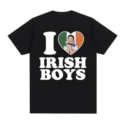 Ich liebe irische Jungs Niall Horan Grafik T-Shirt Herrenmode Hochwertige Baumwoll-T-Shirts Sommer Unisex Lässig Übergroßes T-Shirt