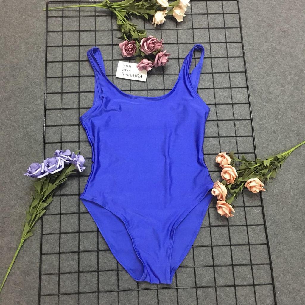 Gold Letter 'Team Bride' Backless One-Piece Swimsuit