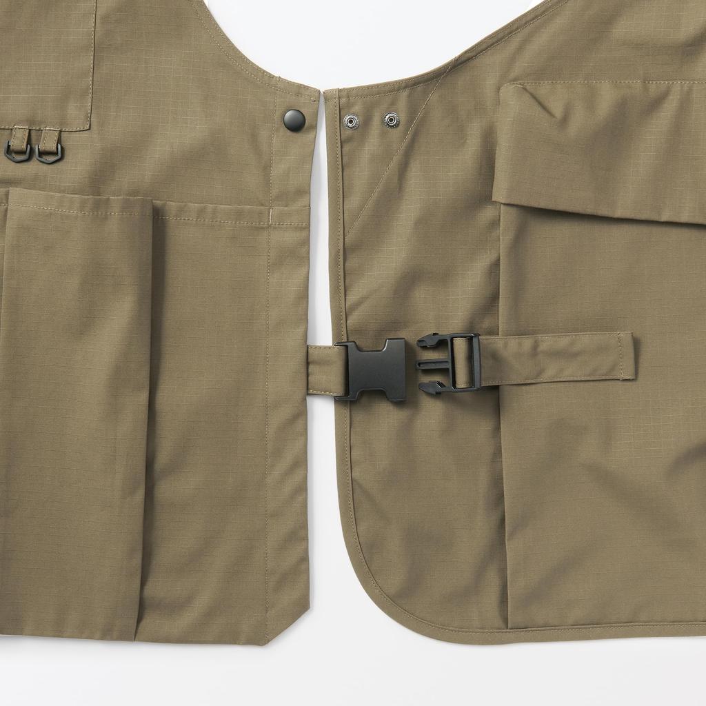 MUJI Outdoor Apron made from material Free khaki 84294624 flame-retardant - size, beige,
