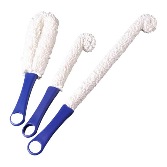 

3 шт./набор щеток для чистки чашек из пеноматериала с эргономичной ручкой и усиленной щетиной из пеноматериала, щетка для удаления пятен, щетка для чистки бокалов для вина 3pcs