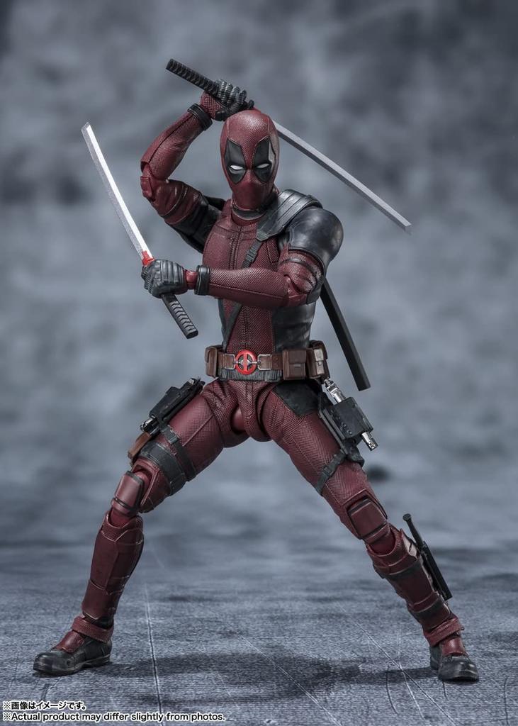 TAMASHII NATIONS Deadpool 155mm malovaná pohyblivá figurka SHFiguarts (DEADPOOL 2) Cca. ABS a PVC