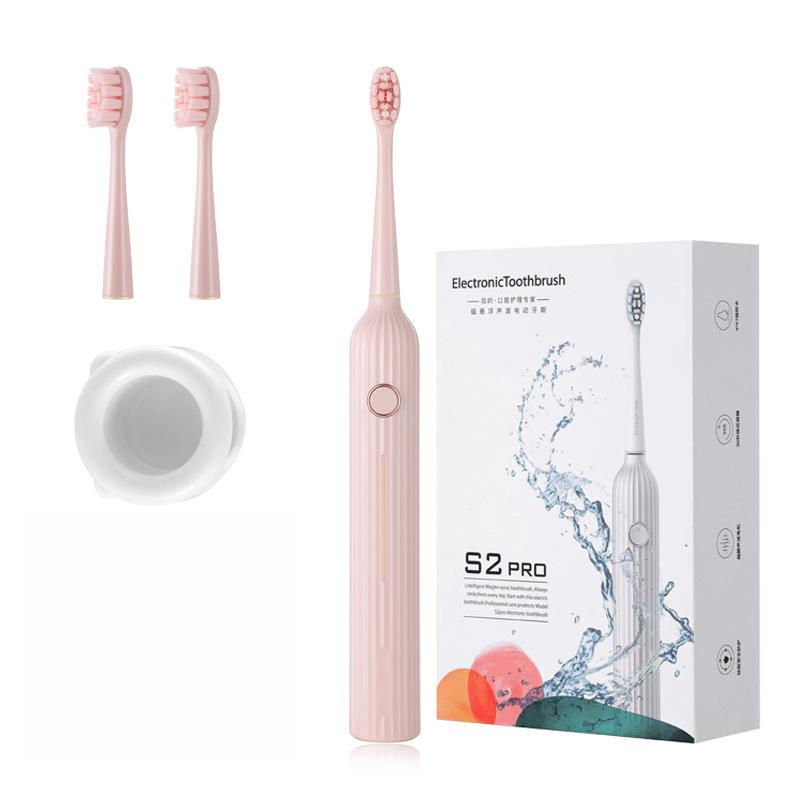Electric Toothbrush Adult Smart Charging Couple Soft Hair Waterproof Sonic Wave, Electric Toothbrush