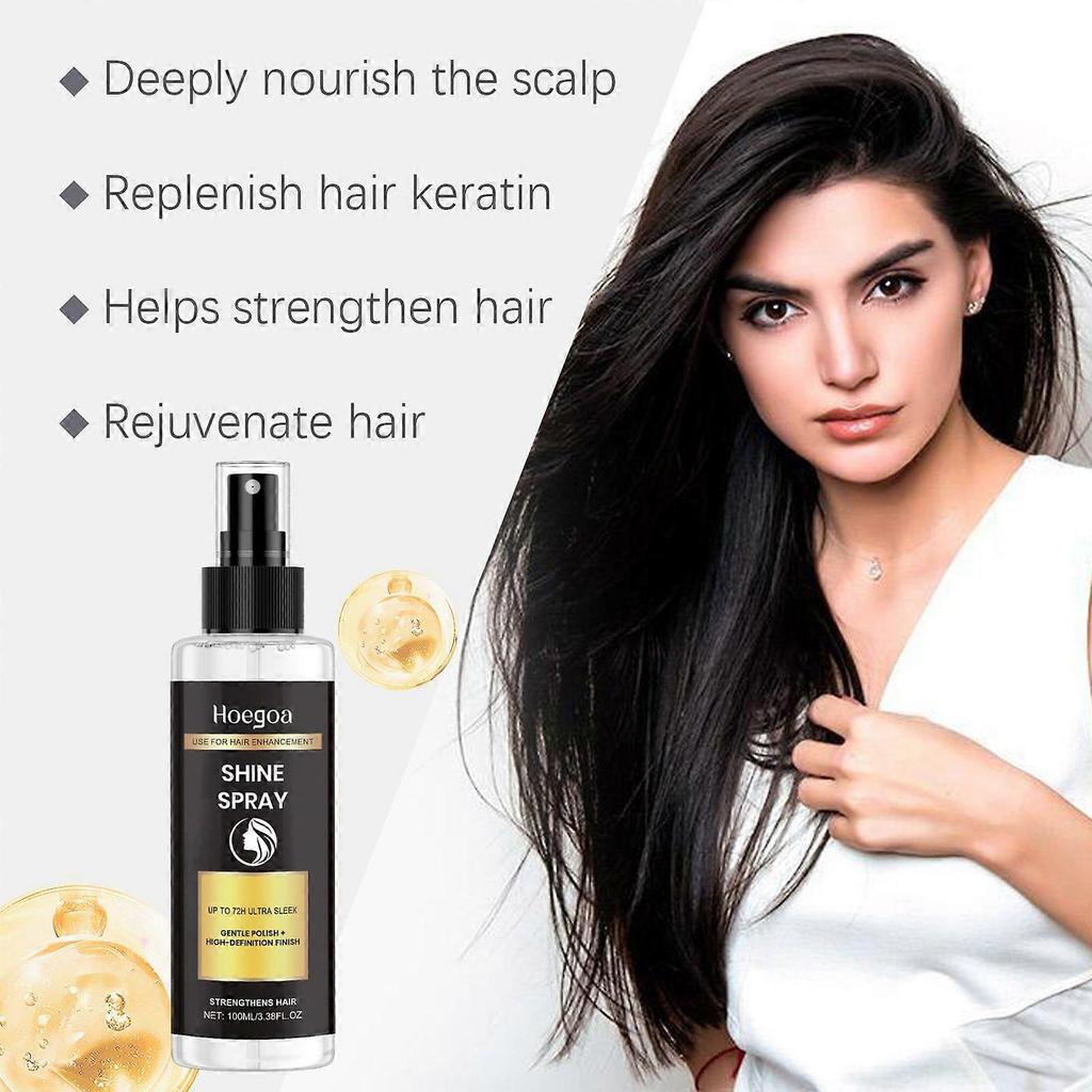 Hoegoa Hair Care Gloss Spray Deep Nourishes Hair Strands, Softens And Brightens Hair Care Spray