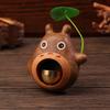 Wooden Wind Chimes Copper Bells Door Entry Reminder Bell Cute Totoro Entry Doorbell Home Decor Opening Housewarming Gift