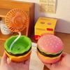 360 ° Adjustable Type-C Charging Creative Hamburg Multi-Functional Fan Multi Functional Handheld