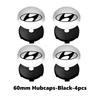 4pcs/set 3D Car Wheel Center Hub Caps Sticker Auto Emblem Wheel Center Cap For Hyundai i10 i20 i30 i40 ix20 ix35 ix55 Venuetgtg5