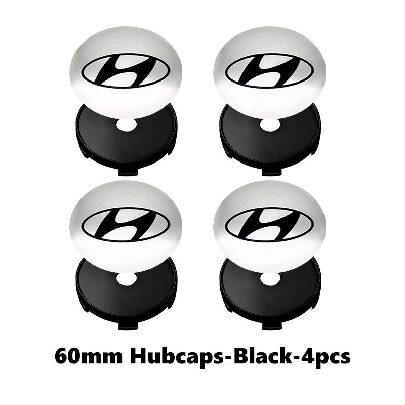 4pcs/set 3D Car Wheel Center Hub Caps Sticker Auto Emblem Wheel Center Cap For Hyundai i10 i20 i30 i40 ix20 ix35 ix55 Venuetgtg5