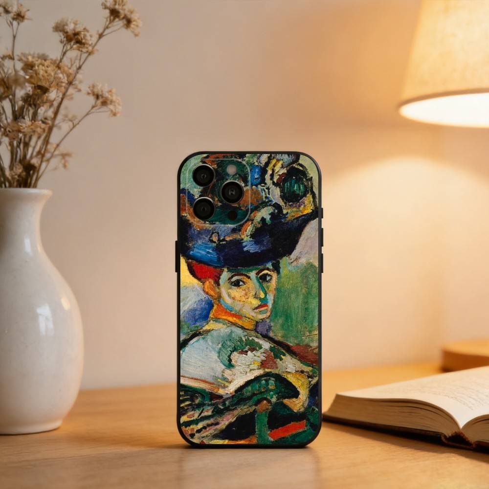 H-Henri M-Matisse Art PaI Phone Case For iPhone 17,16,15,14,13,12,11 Plus,Pro Max,XS,Soft Silicone Black Cover