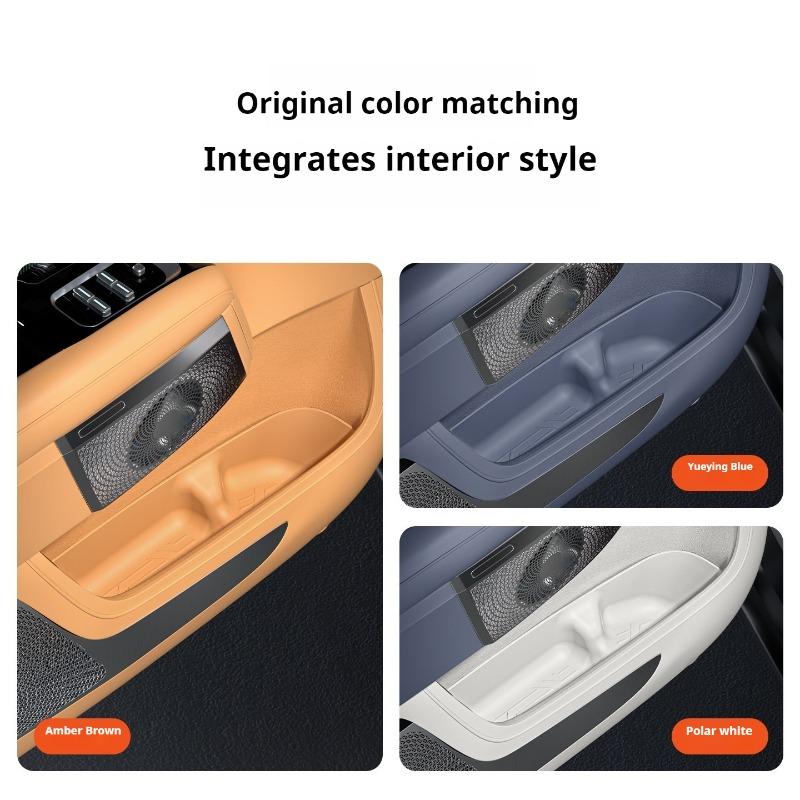 Fit For Zeekr 9X Car Door Lower Storage Box Door Side Seat Side Organizer Interior Decorative Modification
