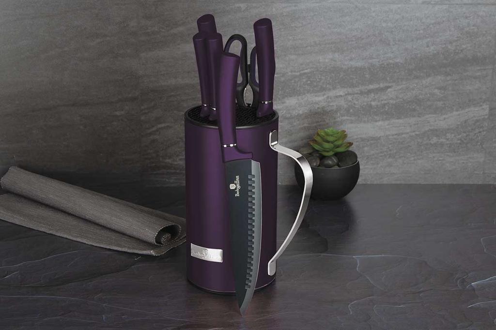 BERLINGER HAUS BH-2584 KNIFE SET IN STAND