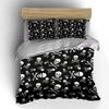 "Skull Pattern Decor Three-Piece Set" Soft Comfortable Duvet Cover Bedding Set Included 1*Duvet Cover & 2*Pillowcases gift