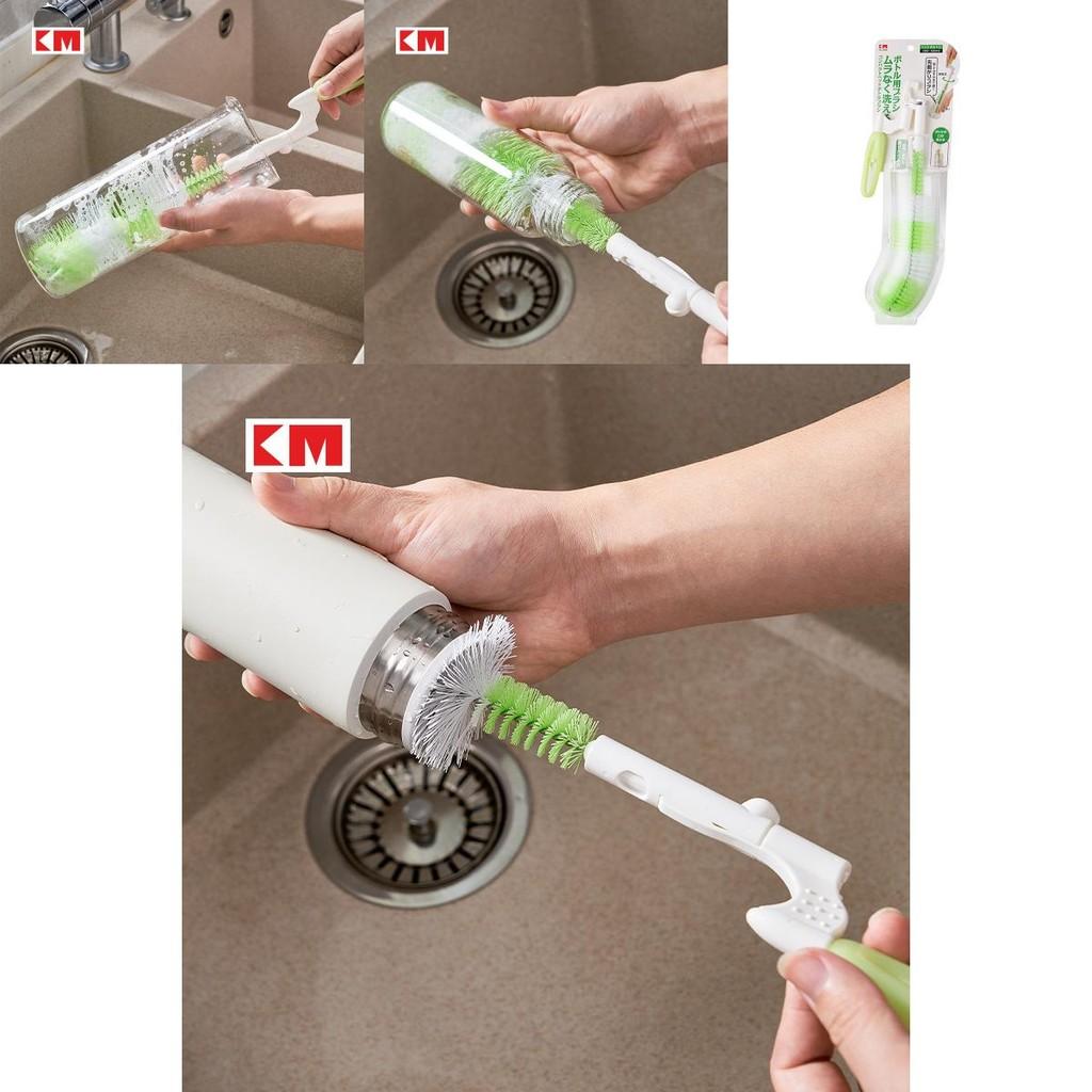 Degree 360 Km2066 Rotating Bottle Brush For Efficient Cleaning Of Bottles Cups And