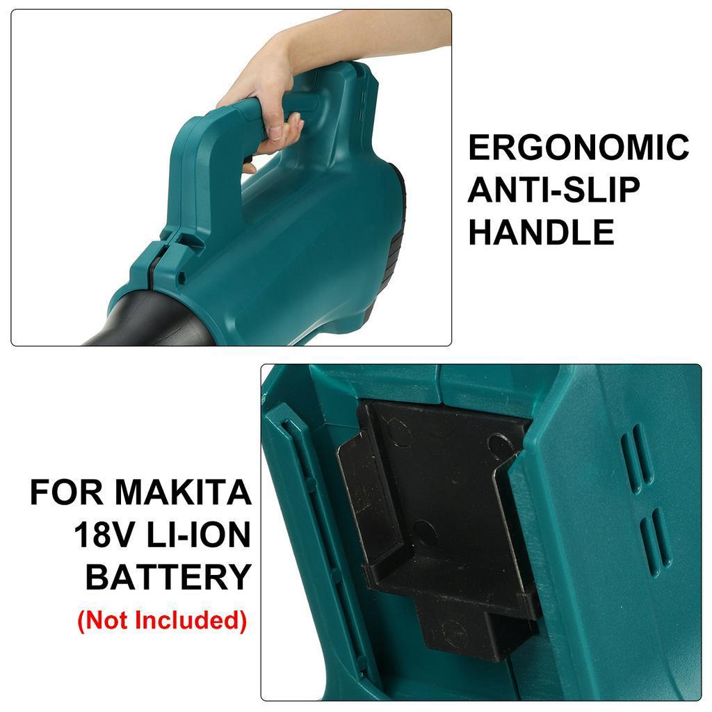 28000r/min 5 Speed Cordless Electric Leaf/Snow Air Blower Collector Garden Power Tools For 18V Battery (Not Included)