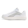 Li Ning Synthetic Leather Slip Resistant Abrasion Resistant Low top Skateboard Shoes Men's White Gray AGCP335-5