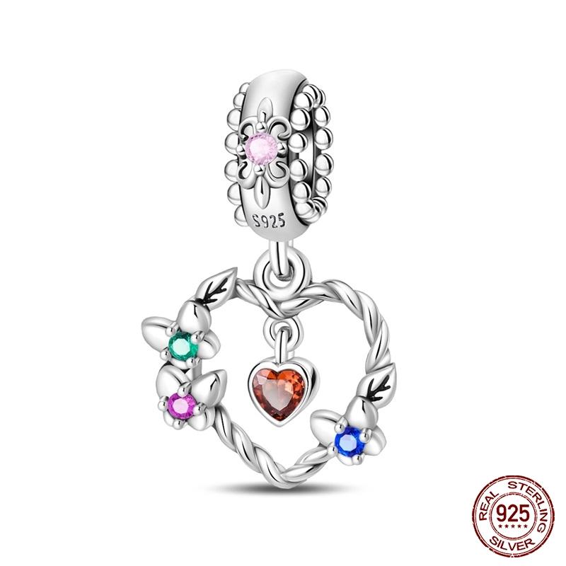 New Copper Cactus Flower Bird Bear Pony Bag Charms Beads Fit Charms Brand Original Bracelet Diy Fine Jewelry Gift