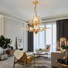 Candle  Crystal Chandelier Vintage Candle Led Pendant Light Room Decor Ceiling Hanging Light for Living Room