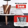4-12/4-20/4-32mm Spiralnut Stufenbohrer M35 Kobalt Stufenbohrer Metall Kegelbohrer HSS Titanbeschichteter Bohrer