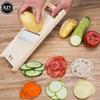NEW Vegetables Cutter Stainless Steel Blade Manual Chopper Potato Cucumber Carrot Slicer Grater Corrugated Slicer Kitchen Gadget