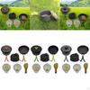 Camping Cookware Backpacking BBQ Mess Kit Tableware for 12 Person Orange