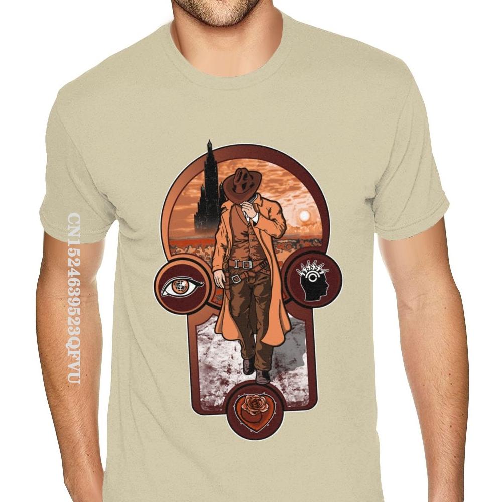 

Обычная футболка Gunslinger Creed The Dark Tower Stephen King, футболка большого размера для мужчин из аниме, хлопковая мужская футболка больших размеров, черная футболка XXXL хаки