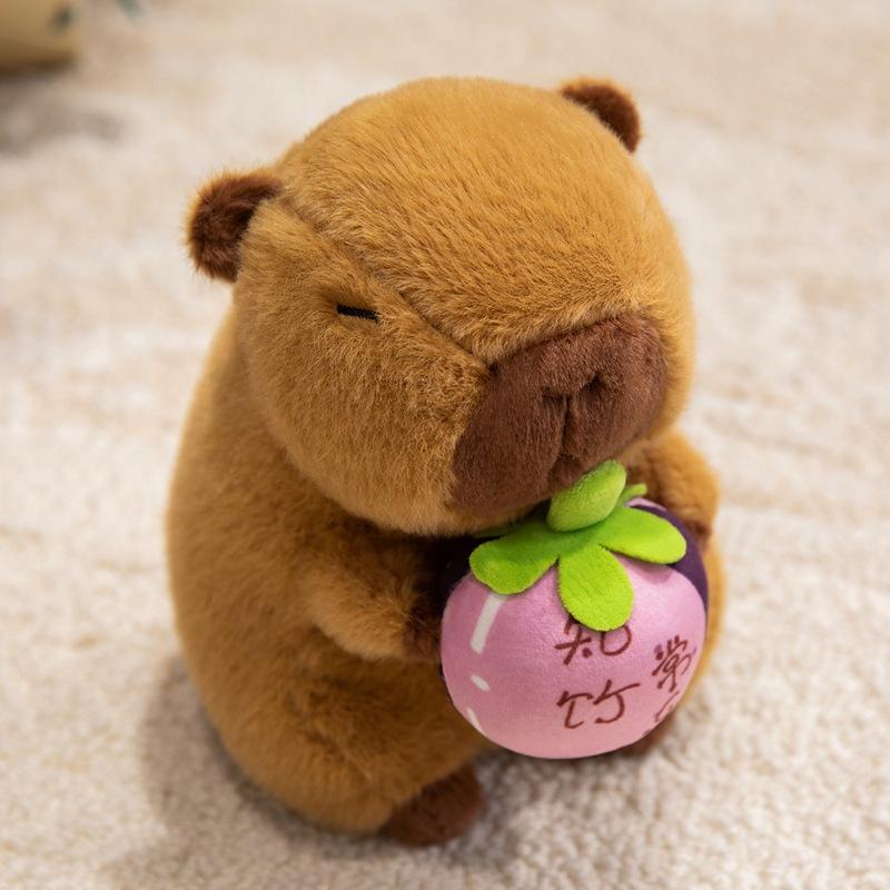 Cute Capybara Doll Fruit Pie Series Kapibala Plush Toy Doll Children's Pillow Gift