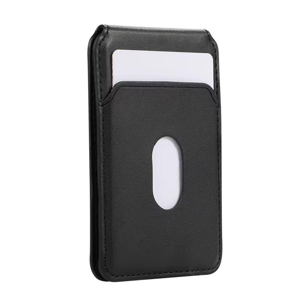 Safety Phone Card Holder For Magsafe Wallet Leather Wallet Case for iPhone 16 15 14 13 Pro Max